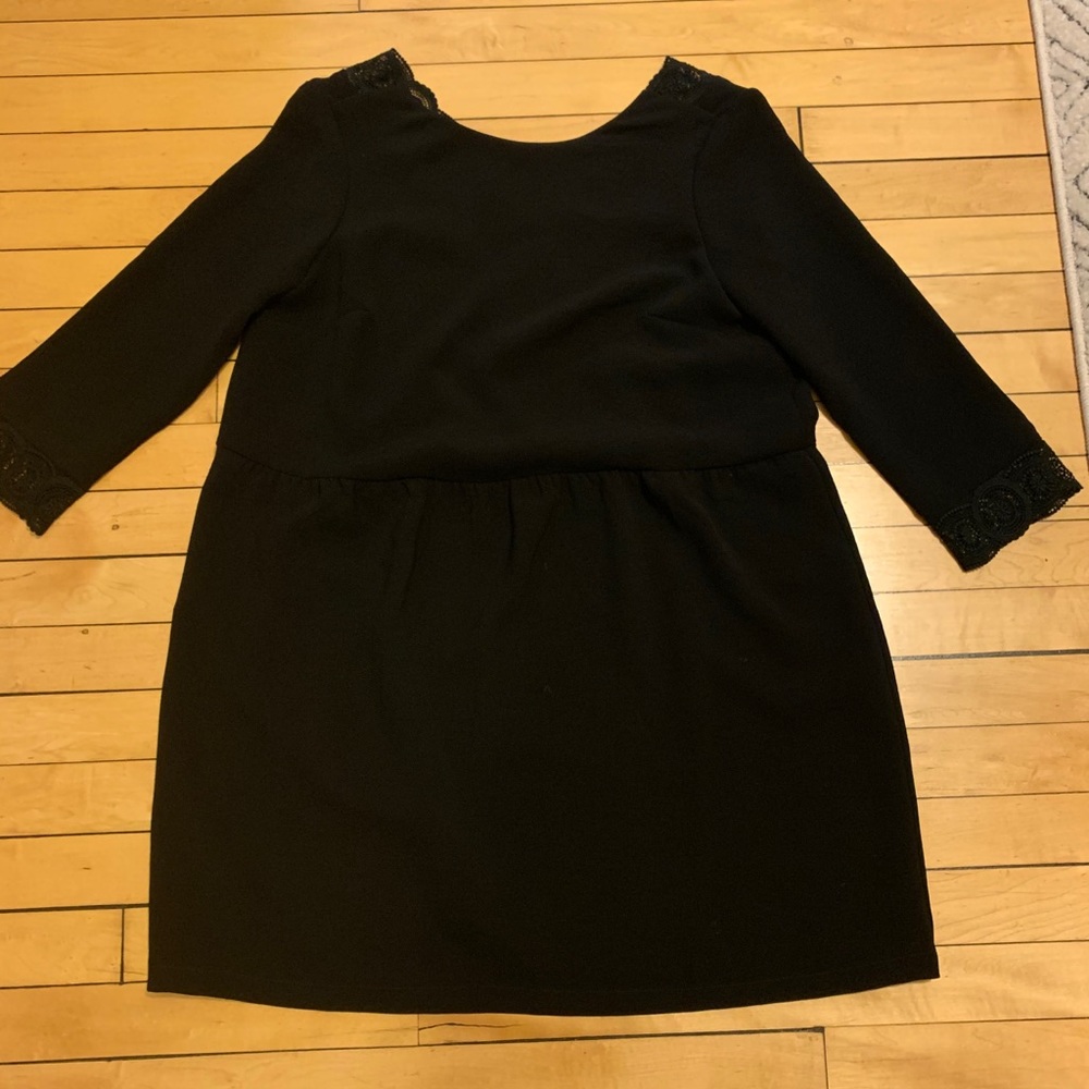 Sézane black mini dress